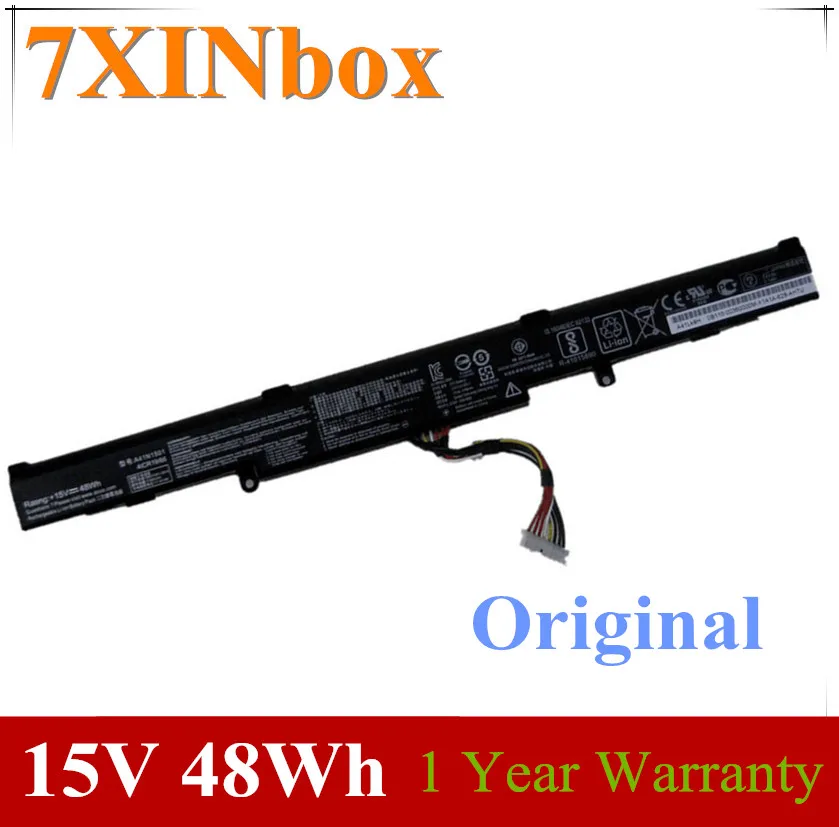 Планшет 7XINbox 15V 48Wh A41N1501 Аккумулятор для ноутбука ASUS GL752VW N752V GL752JW N752VW | Компьютеры и