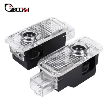 

2X Led Car Door Light Logo Projector Welcome Lamp For AUDI A3 A4 B5 B6 B7 B8 A5 C5 A6 C6 C7 A7 A8 Q3 Q5 Q7 A1 80 V8 8V 8L R8 TT
