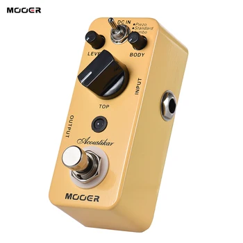 

MOOER Acoustikar Acoustic Guitar Simulator Effect Pedal True Bypass with 3 Modes (Piezo/Standard/Jumbo)