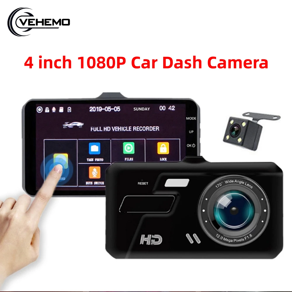 " Автомобильный видеорегистратор, камера для автомобиля, Full HD 1080P DVR, 170 градусов, широкий угол, ночное видение, Автомобильный видеорегистратор, приборная панель, камера DVR Yj09