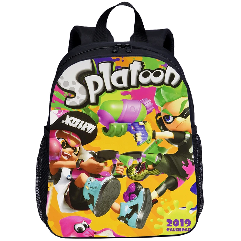 Splatoon печати Дети сумка школьные рюкзаки для девочек Повседневное дорожные сумки Splatoon 2 анимационные школьные сумки для мальчиков, подарки для детей - Цвет: Цвет: желтый