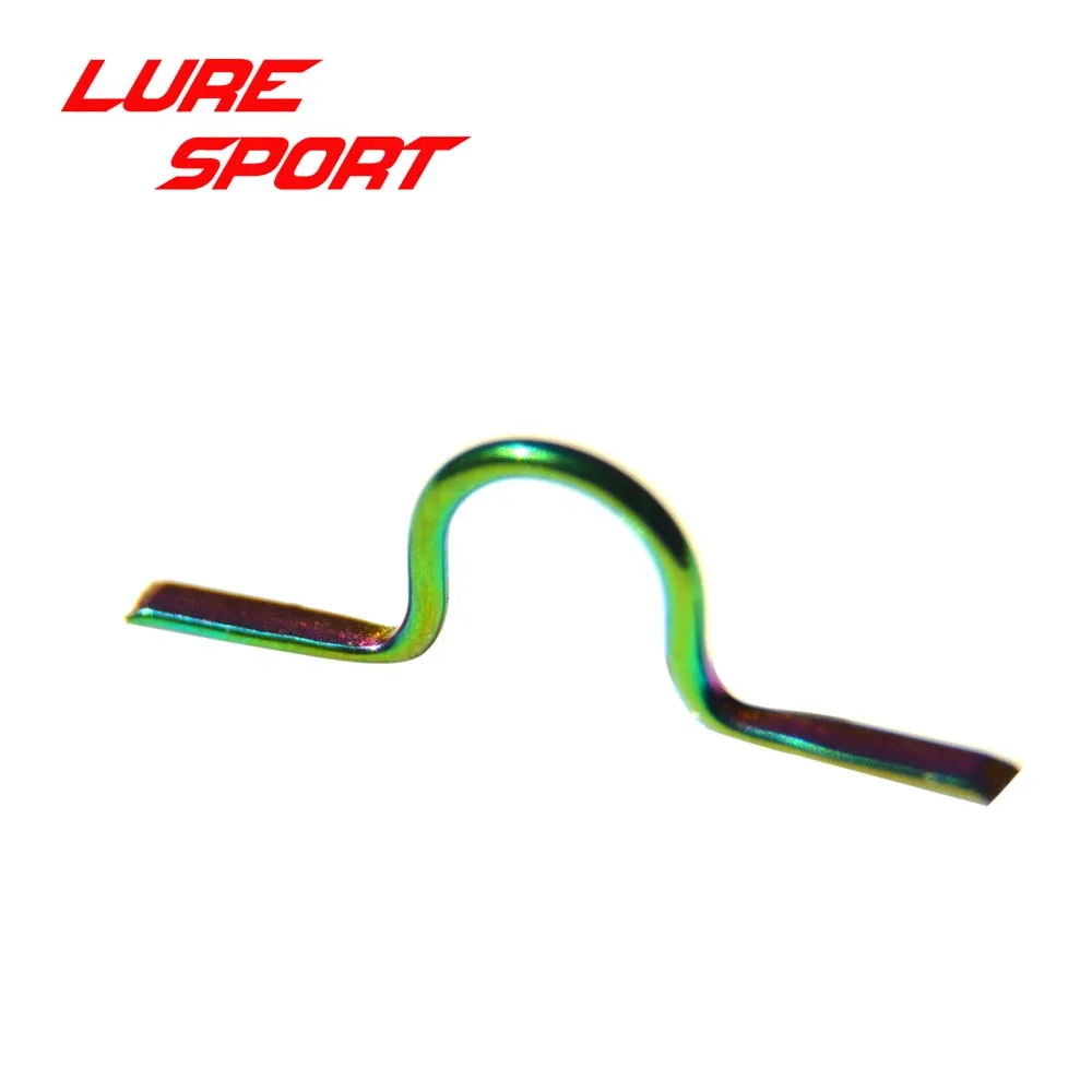 LURESPORT 12 шт. Радужный цвет нержавеющая сталь крюк хранитель для приманки Fly