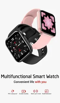 

Intelligent Full Touch Color Screen Watch , Bluetooth Heart Rate and Blood Pressure Multi-Function Chronograph