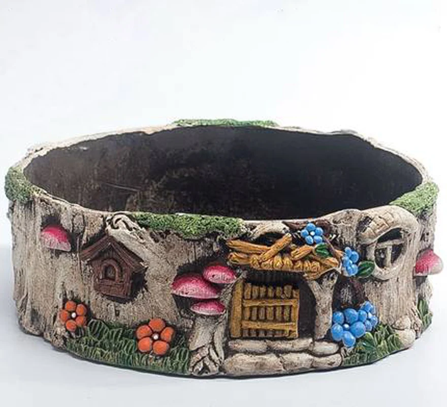 Succulent Plants Flower Pot, Creative Flowerpot, Hollow Shape, Floral Flower Pot, Crafts, Desktop Ornaments, Planter Decor