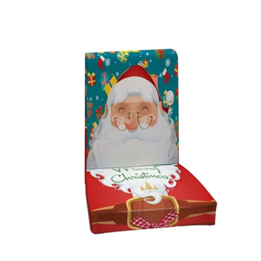 

Stretch Christmas Tablecloth/Chair Cover Digital Printing Christmas Style Simple Modern Table Decoration