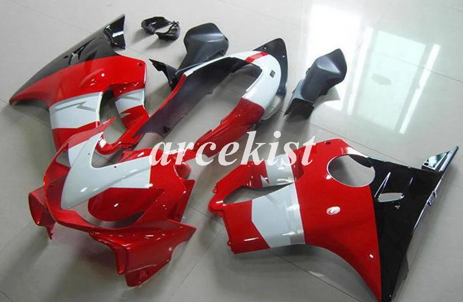 Литьевая Форма ABS Обтекатели комплект Подходит для HONDA CBR 600 F4i FS 04 05 06 07 CBR600 2004 2005 2006 2007 Комплект кузова оранжевый - Цвет: red white