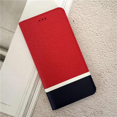Кожаный чехол-книжка для телефона Xiaomi Redmi 7 7A 6A 6 K20 Pro 5 Plus Note 7 Pro 5 6 8 7S Стильный чехол-книжка с подставкой и отделением для карт s - Цвет: red 2001