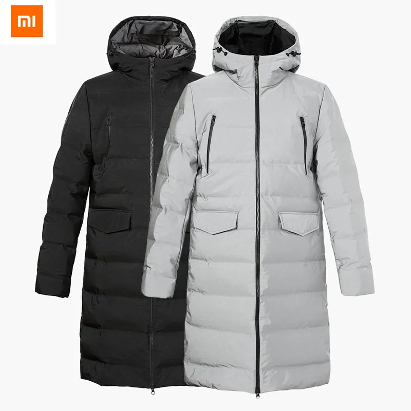 

Original Xiaomi Uleemark Down Jacket Men's Long And Medium Seamless Down Jacket Waterproof Fabric 90% Duck Down