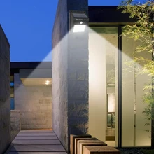 Прочный уличный светильник солнечный датчик движения COB 60LED 8 Вт водонепроницаемый наружный светильник контролируемый домашний светильник Настенный светильник s