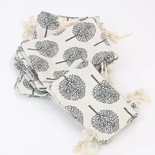 50 шт./лот имитация льняные Подарочные мешки шнурок мешки для конфет Ювелирная упаковка 15*23 см