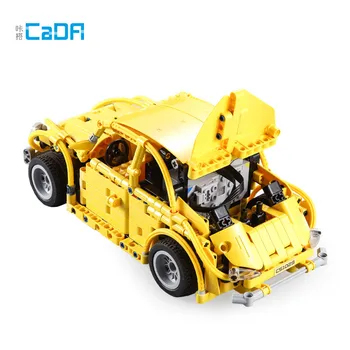 

CaDA 1124pcs Blocks Technic C51029 RC City Deformation Car Hornet Robot Deformed Beetler Building Bricks Toys for Boys