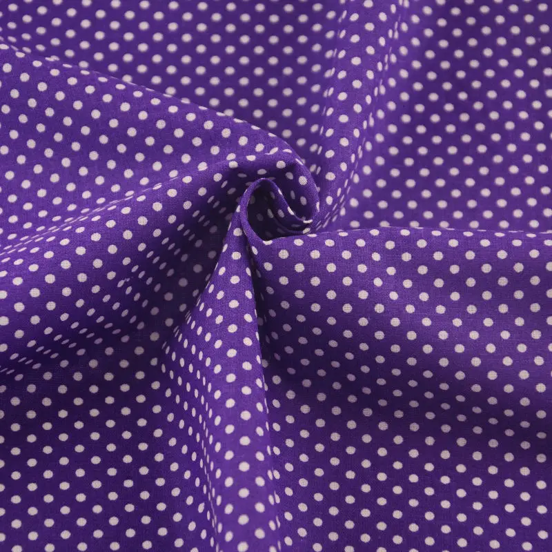 Booksew Telas Mini белый горошек Tissu 7 шт. хлопок стеганая ткань куклы DIY текстиль лоскутное шитье Tecido занавес Stoffen