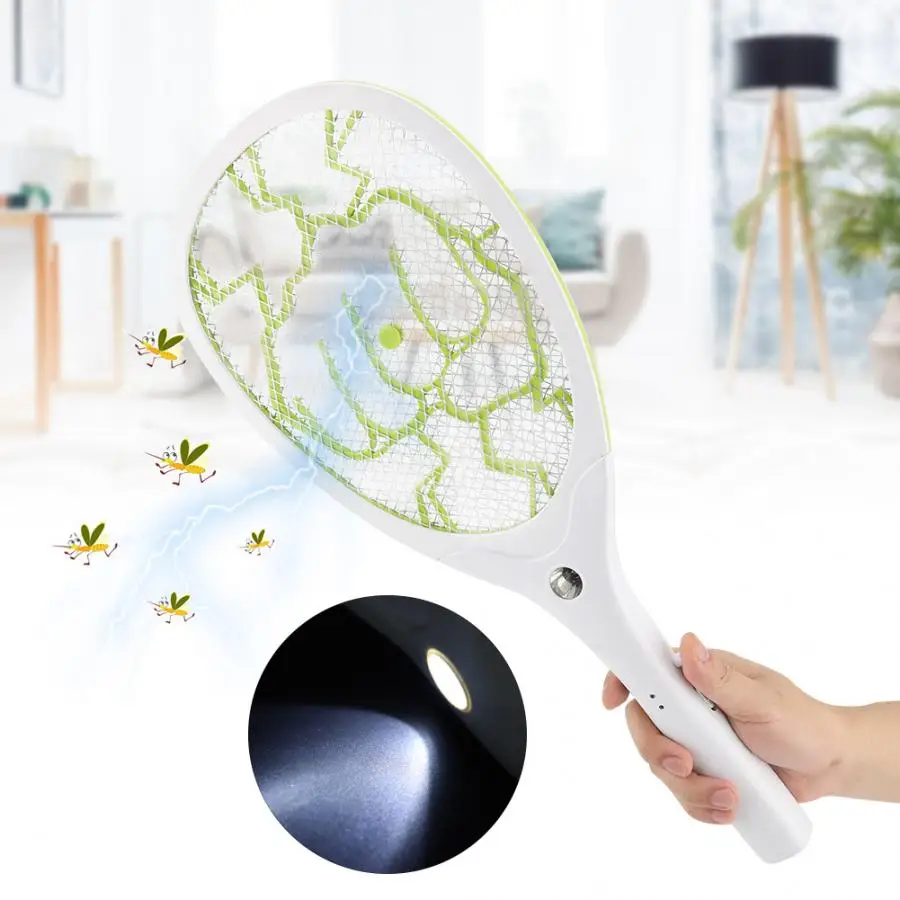 Электрический Жук Zapper мухобойка ракетка Reachargeable Mosquito Fly Killer US Plug ошибка zapper