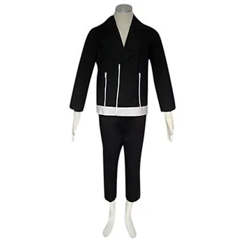 

Naruto Inuzuka Kiba Cosplay Costume Second Generation Full Set Black Suits
