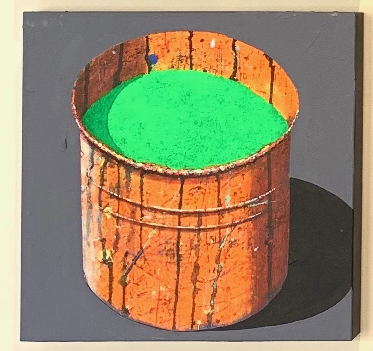Картины Стефана Бро акриловая живопись, краски ведро с краской - Цвет: light green
