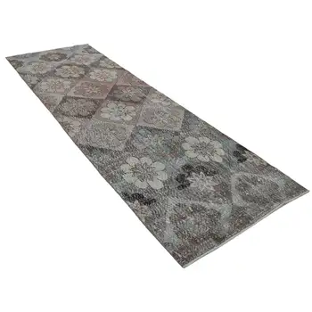 

100x320 Cm Multicolor Handmade Bohemian Rug-3x10 Ft