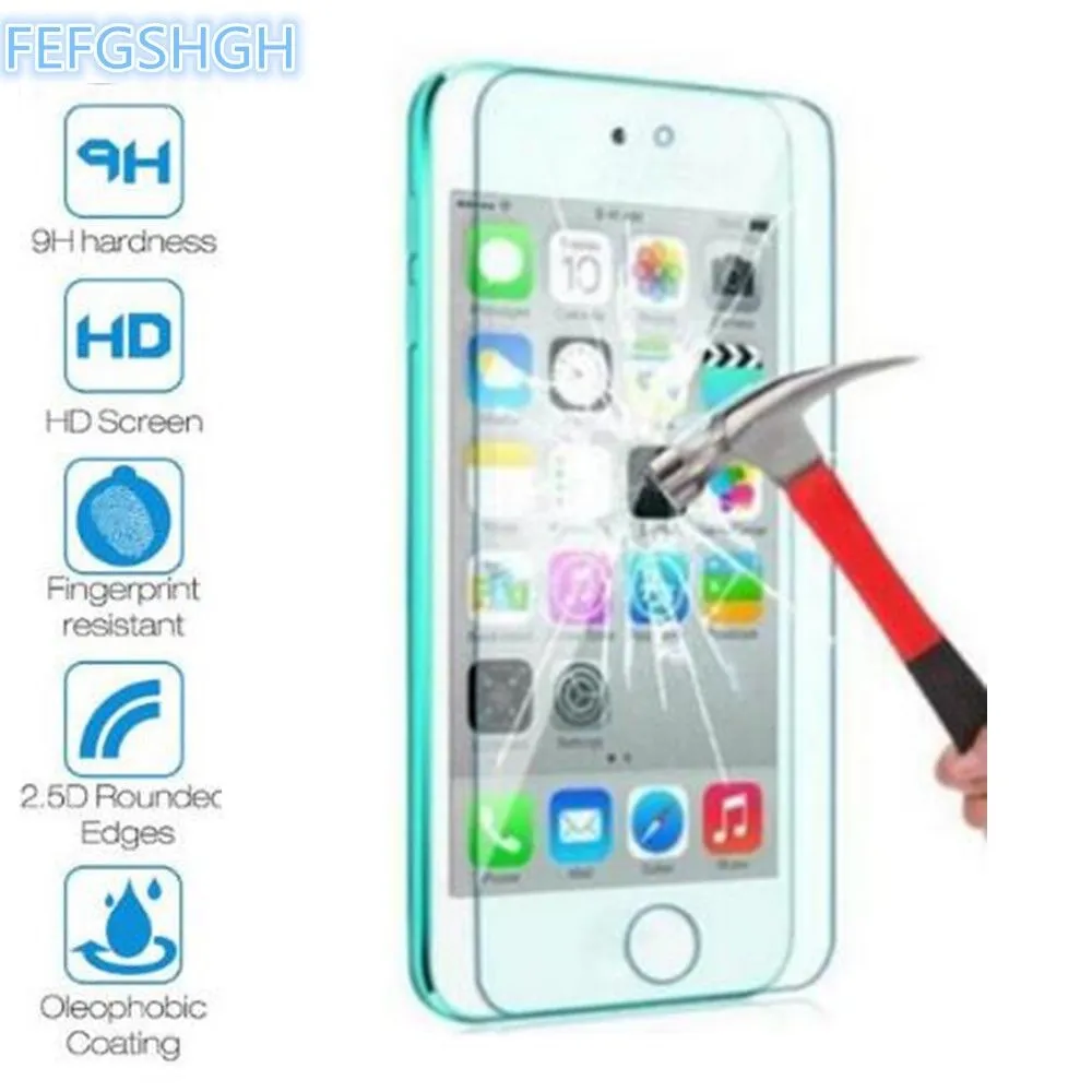 Закаленное стекло для Apple iPod Touch 7 2 шт. Взрывозащищенная Защита экрана 4 5 6