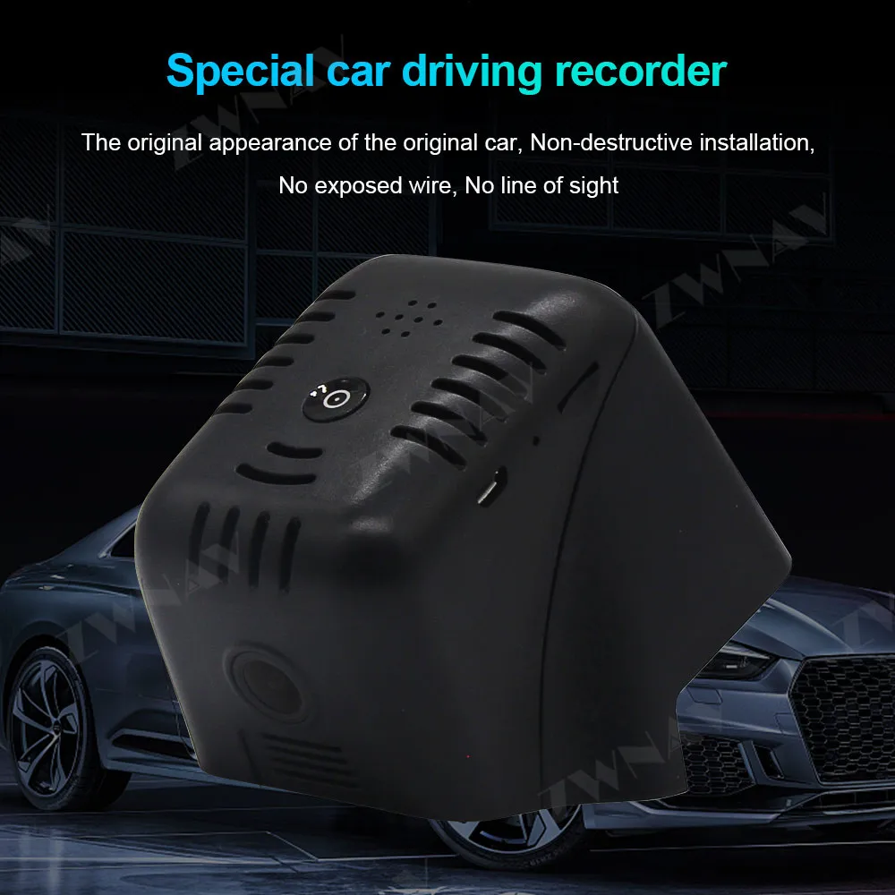 Скрытый HD рекордер для вождения, предназначенный для Volkswagen TAYRON DVR Dash cam Автомобильная фронтальная камера WIfi