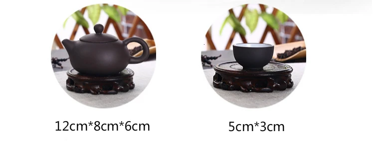 Soffe фиолетовый песок керамический Chiness кунг-фу чайник Набор с 4 мини чашкой и 1 горшок подходит для дома и офиса чайный набор Посуда для напитков