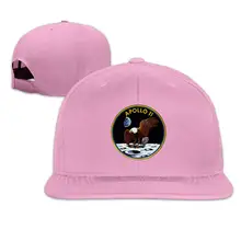 TSDFCMen& Womans Дальнобойщик Apollo 11 Дизайн плоская кепка Регулируемая унисекс розовый