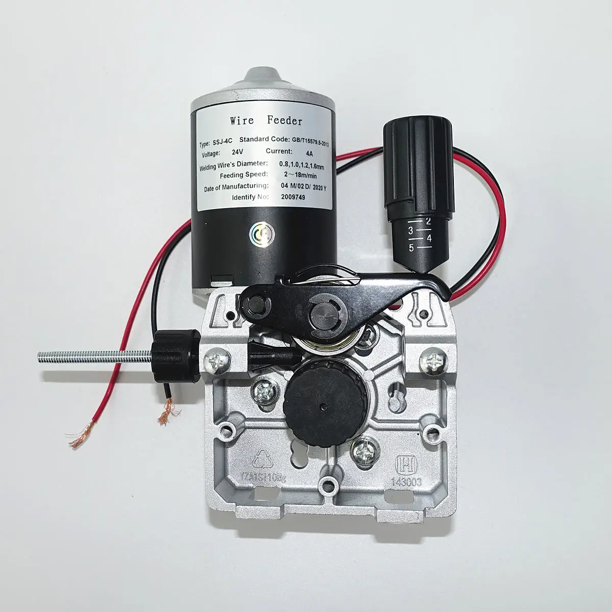 Schweißen Draht Feeder DC 24V 2 Rollen SSJ-4C Draht Feed Montage Feeder Rolle für Stahl Aluminium Flux Entkernt Draht MIG Schweißer Schweißen Draht Feeder DC 24V 2 Rollen SSJ-4C Draht Feed Montage Feeder Rolle für Stahl Aluminium Flux Entkernt Draht MIG Schweißer