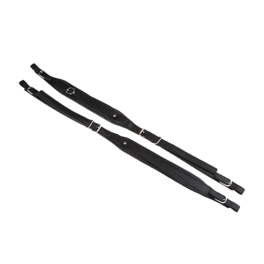 2 Pieces Adjustable Leather Belt Shoulder Strap for 80 96 120 Bass Accordion