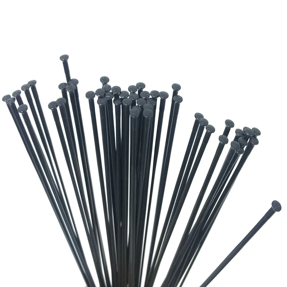 12pcs/lot Pillar Aero Wing 20 straight pull Gauge 14 2.0mm Black 220-306mm stainless steel spokes original thread XC CX racing