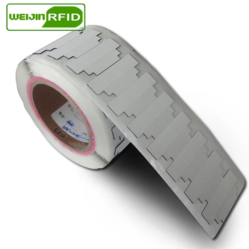 Ультратонкая метка UHF RFID 915 м 868 Monza R6 54*12 5*0 8 мм EPC6C IT фиксированные активы маленькая