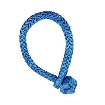 

Blue 8mmx100mm ATV Winch Shackle,Soft Shackles,Synthetic Winch Rope Cable