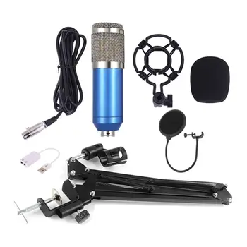 

Condenser Microphone BM-800 Mic Kit with Adjustable Arm Shock Mount Filter 270C