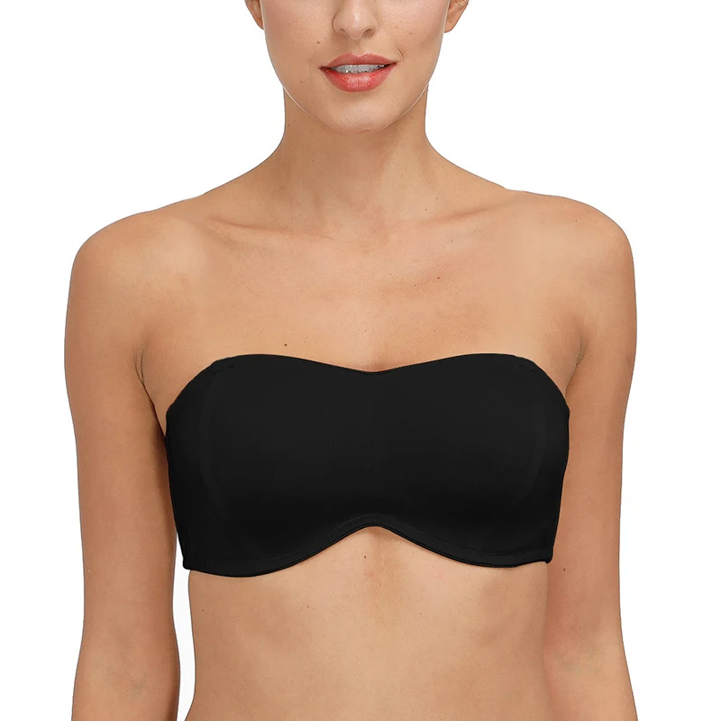 

New Bras For Women Adjusted Silicone Wrap Quality Strapless Bra Padded Wire A B C D DD DDD E F G Cups 32-48 EU US UK CA