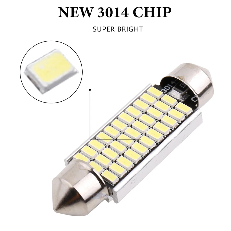 1PC C5W Led C10W festone luce interna 31mm 36mm 39mm 41mm auto LED