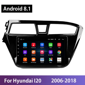 

Android 8.1 Car Multimedia Player For Hyundai I20 2016 2017 2018 GPS Navigation BT Wifi HU Tape Recorder Bluetooth Carplay SWC