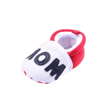 

Toddler baby boy girl First Walkers newborn slip-on letter shallow Non-slip baby prewalker shoes Flats Soft sport footwear A40