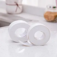 2 шт. уплотнительная лента Водонепроницаемая форма клейкая лента кухня ванная комната детали кухонной раковины# SH