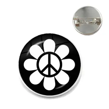 

Peace Sign Brooch Love Bus Surf Van Beach Summer Hippie Peace Car Collar Pin Retro Vintage Flower Power Hippi Jewelry Seventies