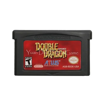 

For Nintendo GBA Video Game Cartridge Console Card Double Dragon Advance English Language US Version