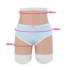 ГОРЯЧАЯ искусственная вагина Пант грудь транссексуал силиконовые проникающие искусственные ягодицы латекс нижнее белье Трансвестит драгквин Косплей