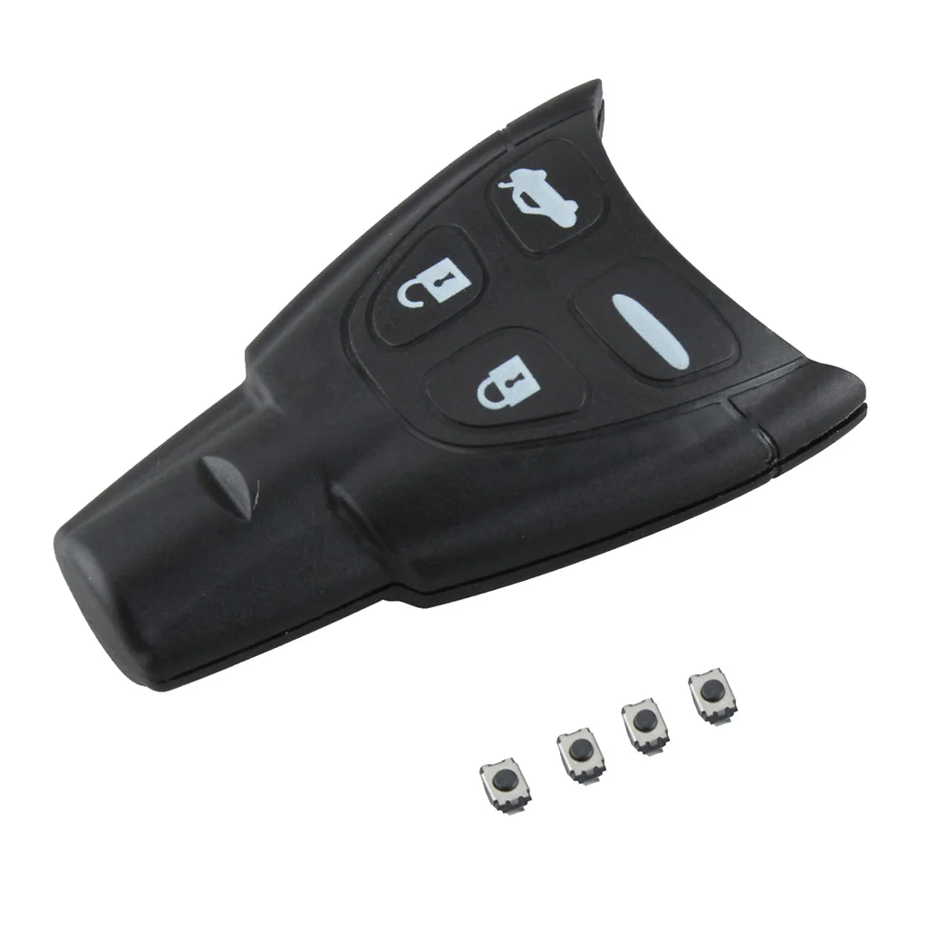 4 Button Auto Car Remote Key Case Cover For SAAB 93 95 9-3 9-5