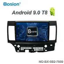 Bosion Android 9,0 автомобильный DVD для MITSUBISHI LANCER 10,1 дюймов 2 DIN 3g/4G gps Радио Видео плеер с емкостным 2007- 9 x