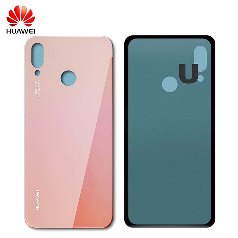 Huawei Задняя крышка батареи Стекло с объективом камеры для P20 Lite Nova 3e задняя дверь корпус панель Замена крышки