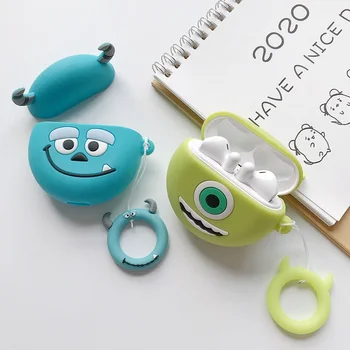 

For Huawei freebuds 3 case cartoon cute silicon earphone case 3D headset For Huawei freebuds3 headphone cover funda with hook