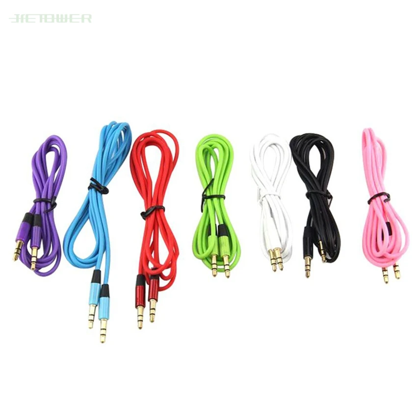 AUX Cable Jack 3 5mm Audio Cable 3 5 Mm Jack Speaker Cable for JBL Headphones Car Xiaomi Redmi 5 Plus Oneplus 5t AUX Cord 100PCS