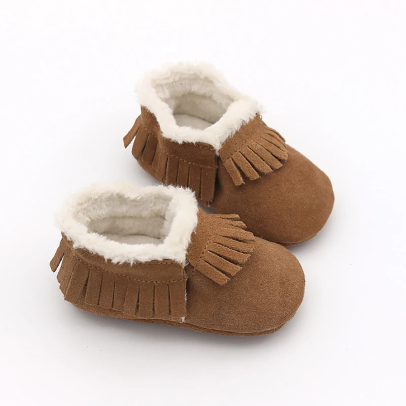 Dolakids/зимняя кожаная детская обувь; оксфорды с мягкой подошвой для малышей; Теплая обувь из коровьей кожи для детей 0-24 месяцев
