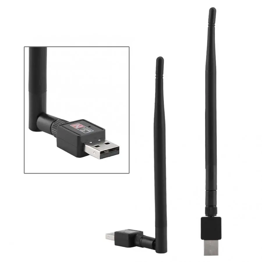 USB Сетевая карта 300 Мбит/с беспроводной Wifi адаптер Сетевая карта USB2.0 Внешний WiFi приемник с Антенной Сетевая карта lan адаптер