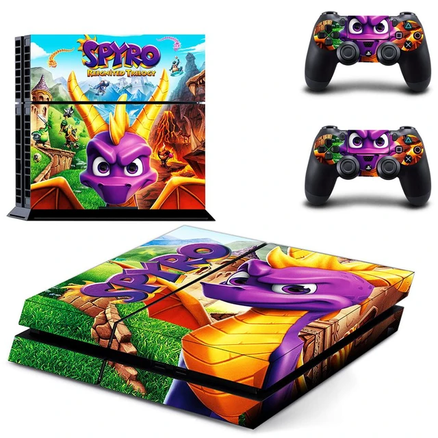 Tangle spiller hans Spyro Ps4 Stickers Play Station 4 Skin Ps 4 Sticker Decal Cover For Playstation  4 Ps4 Console & Controller Skins Vinyl - Stickers - AliExpress