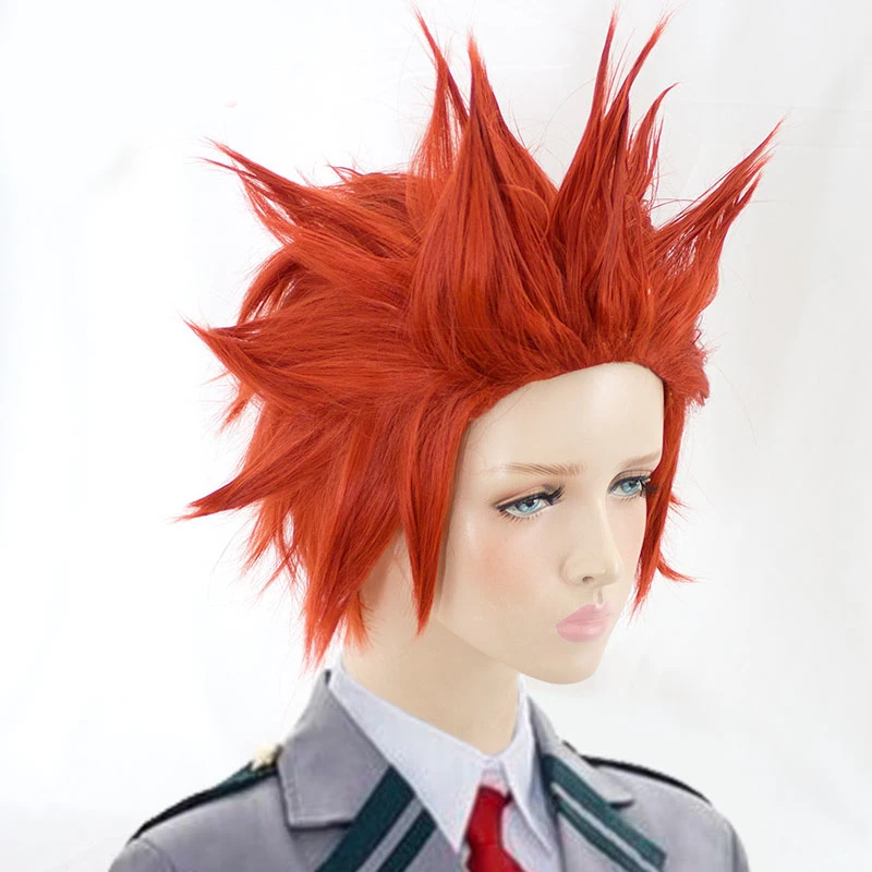 Аниме Мой герой Academy короткий парик Kirishima Eijiro синтетические волосы косплей Декор Аксессуары коллекция для мужчин мальчик 1 шт