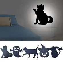 Страшный весь Maggot Новинка люминесцентные игрушки наклейка на стену для детской комнаты домашний декор светится в темноте художественная клейкая наклейка s