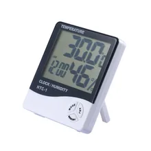

Creative Large Screen Digital Display Indoor Household Electronic Alarm Clock Thermometer Hygrometer
