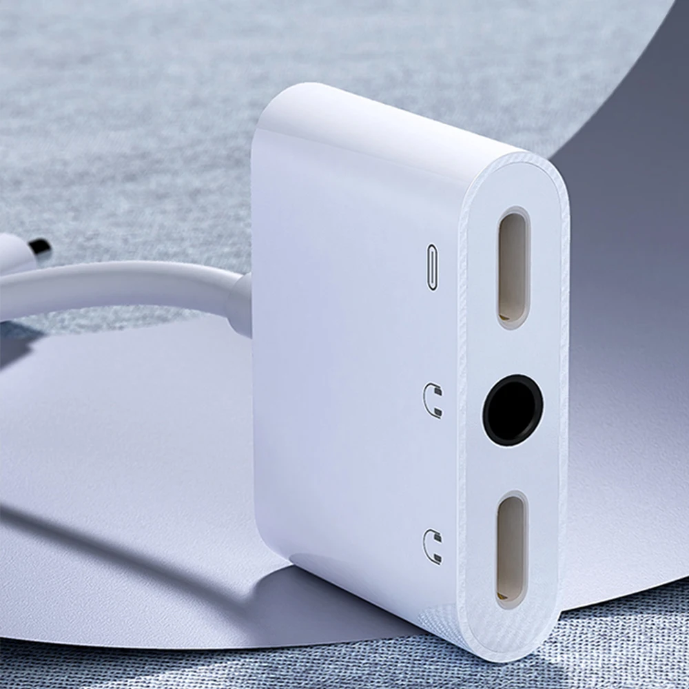 3 5mm Headphone Jack Adapter for Apple iphone DC3 5 Aux lightning Audio Adapter for ipad iphone7 8 X charging Converter